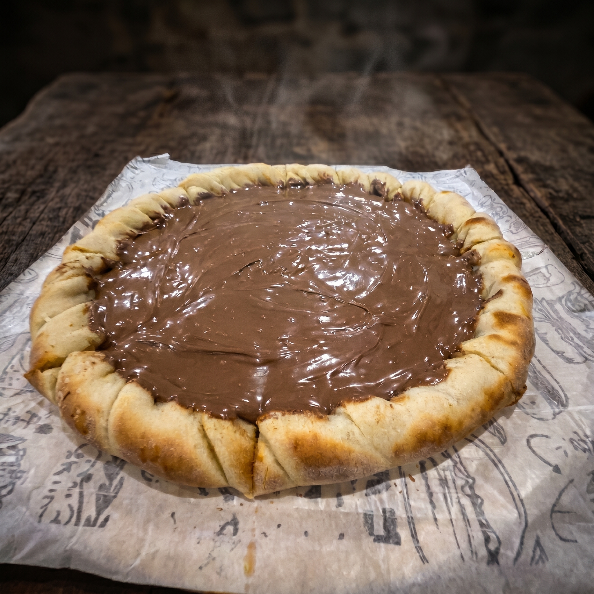 Pizza de Chocolate